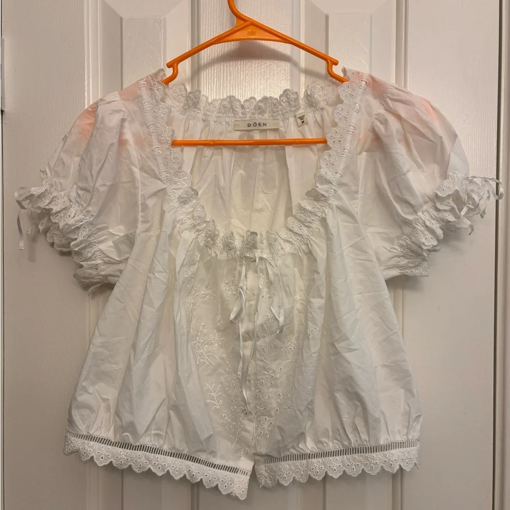 NWOT Doen Nera Top in Salt - Picture 4 of 7